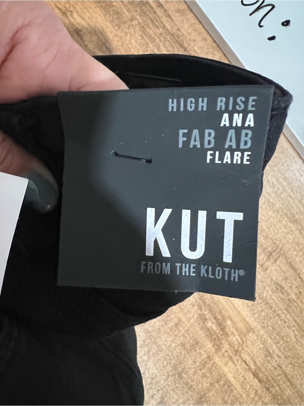 Kut from the Kloth Black Flare Jeans — Wide Leg - Picture 11 of 12